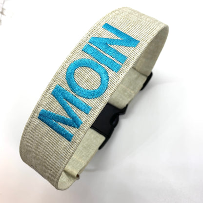 Halsband mit beschichteter Baumwolle
