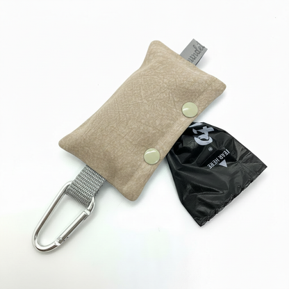 Kotbeutelspender Knitterstoff Sand