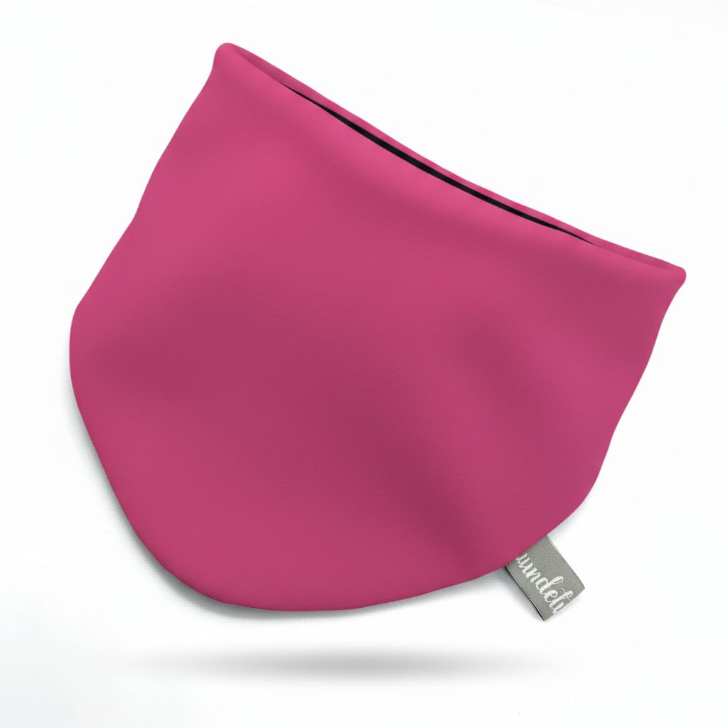 Duo-Tuch komplett Magenta einfarbig