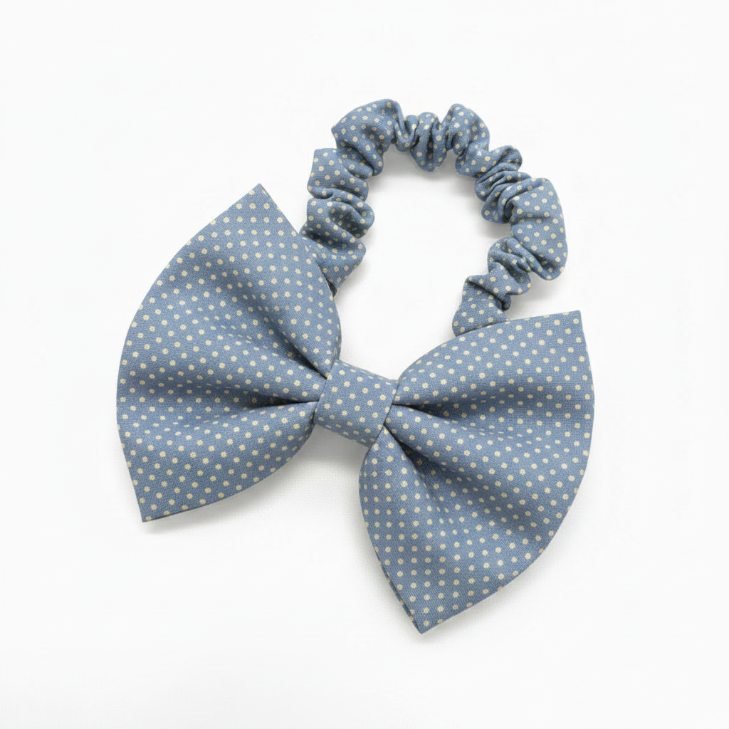 Schleife Dots auf Hellblau
