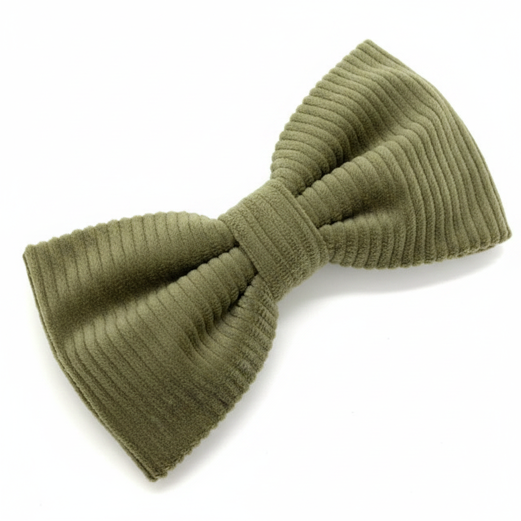 Cord-Schleife Khaki ohne Label