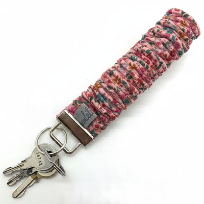 Schlüsselband Cord Blumen Pink Rosa